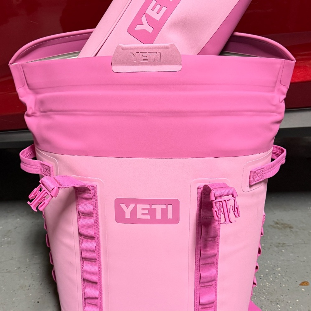 YETI Vibrant Pink cooler Backpack
